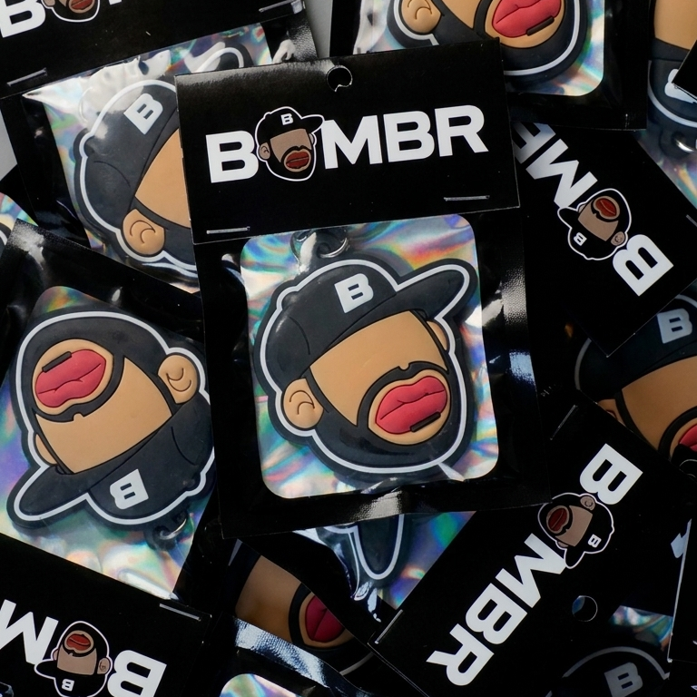 Bombr Rubber Keychain